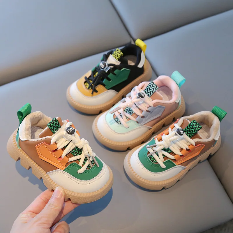 

Children's sports board shoes non-slip casual shoes soft soled kids baby shoes