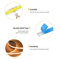 Tuya Zigbee 3.0 COB LED Strip 12V 1m 2m 3m 4m 5m Warm White Flexible Dimmable Light Kit 3000K-6500K for Alexa Google Assistant - Image 6