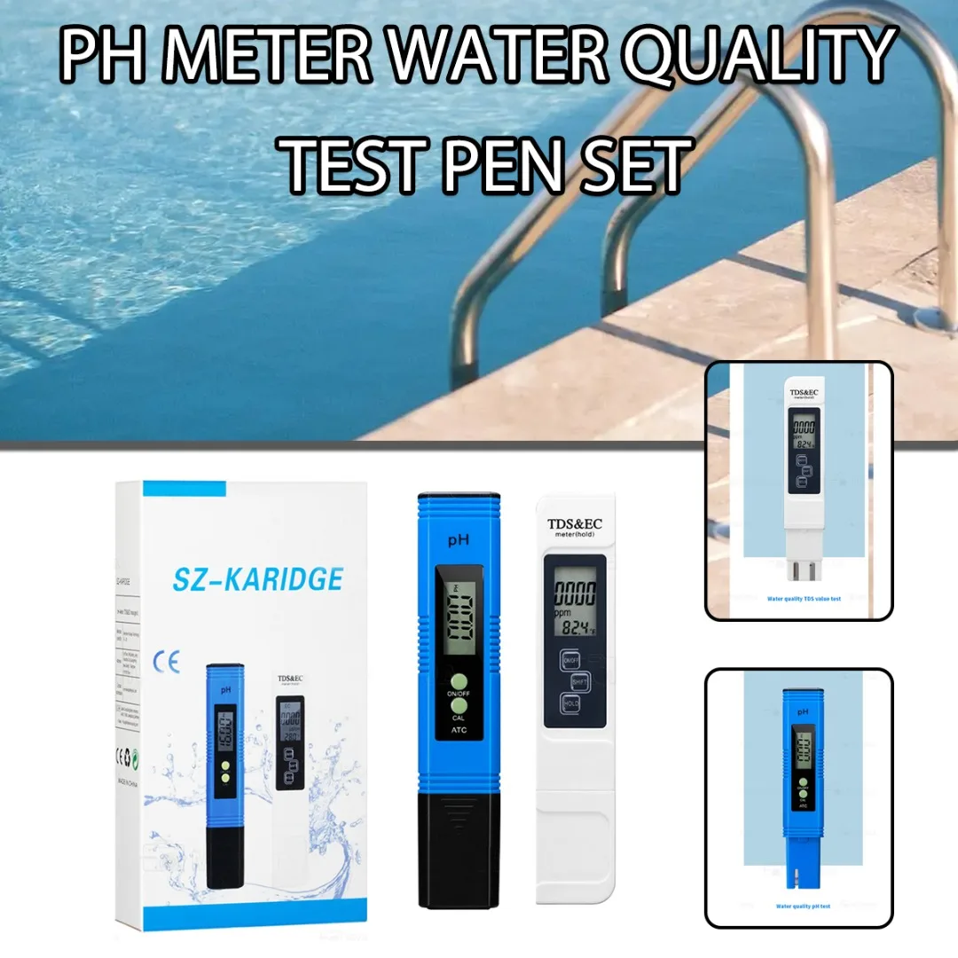 

High Accuracy TDS Meter Digital Water Tester Digital 0-14 PH Meter Tester Water Purity PPM Aquarium Filter Swimming Pool