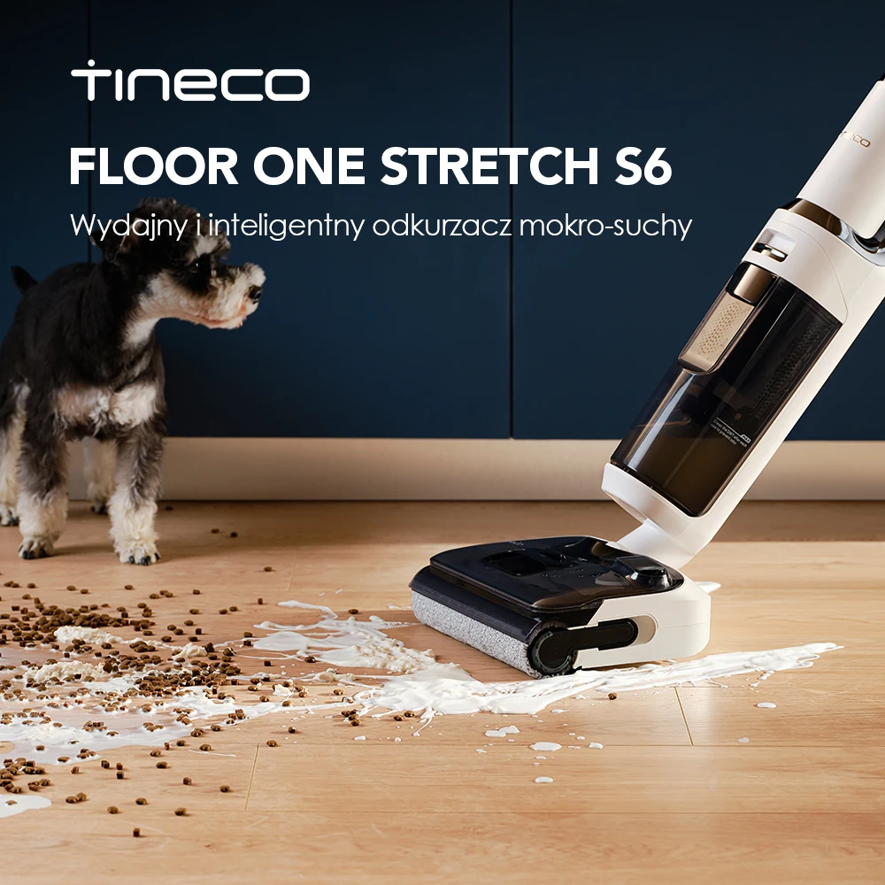 Tineco Floor One Stretch S6 Odkurzacz do mopowania na mokro i sucho z EU za $279.06 / ~1045zł Tineco Floor One Stretch S6 Odkurzacz do mopowania na mokro i sucho z EU za $279.06 / ~1045zł