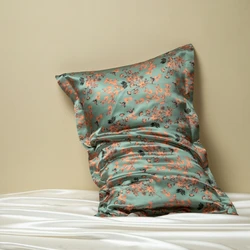 Luxurious 100% Natural Mulberry Silk Pillowcase - Premium 22MM for Hair & Skin Health with Eco - Friendly Oeko - Tex Certification (1)