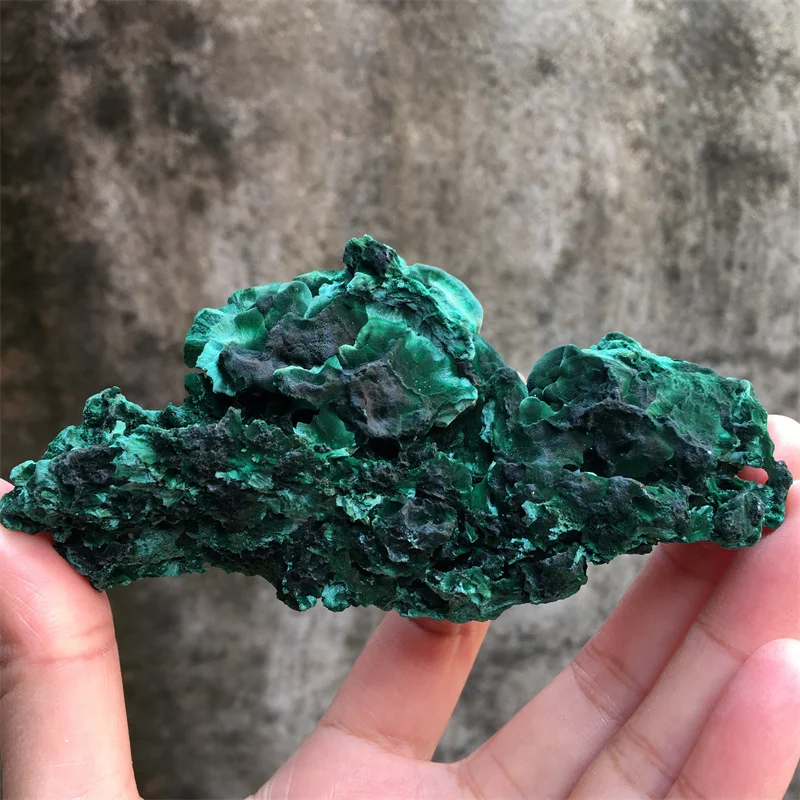 137g Rare Natural Velvet Malachite Specimen Quartz Crystal Ore Raw Stone Cluster Ornament Chakra Spiritual Meditation Healing 2