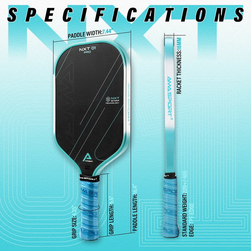 AMASPORT NXT 01 Pro ピックルボールラケット AMASPORT NXT 01 Pro ピックルボールラケット Amazon.com : NXT