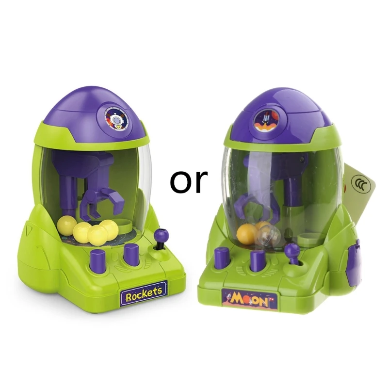 Diy Claw Machine Toy Kids Egg Twisting Play Game Mini Claw Catch Toy Crane Coin Candy Machines Christmas Gifts 3