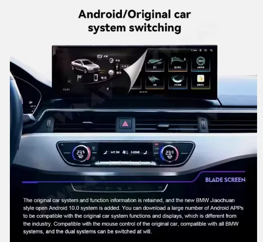 ZWNAV 14.9" Radio Multimedia Head Unit Touch Screen Android 13.0 For Audi A6 A7 C7 S6 2012- GPS Navigator Car Stereo Carplay