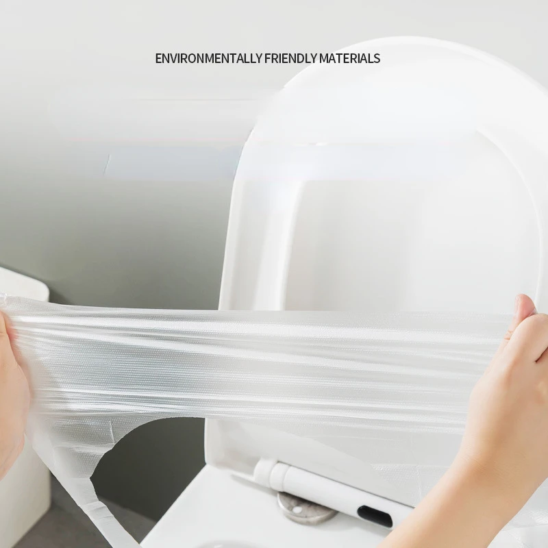 Wegwerp toiletbril, papier, draagbare toiletbrilpads, grote potjes, stoelhoezen, waterdicht, wegwerp-toiletoplegger voor openbare toiletten, vliegtuig, hotel, camping, reizen (30 stuks