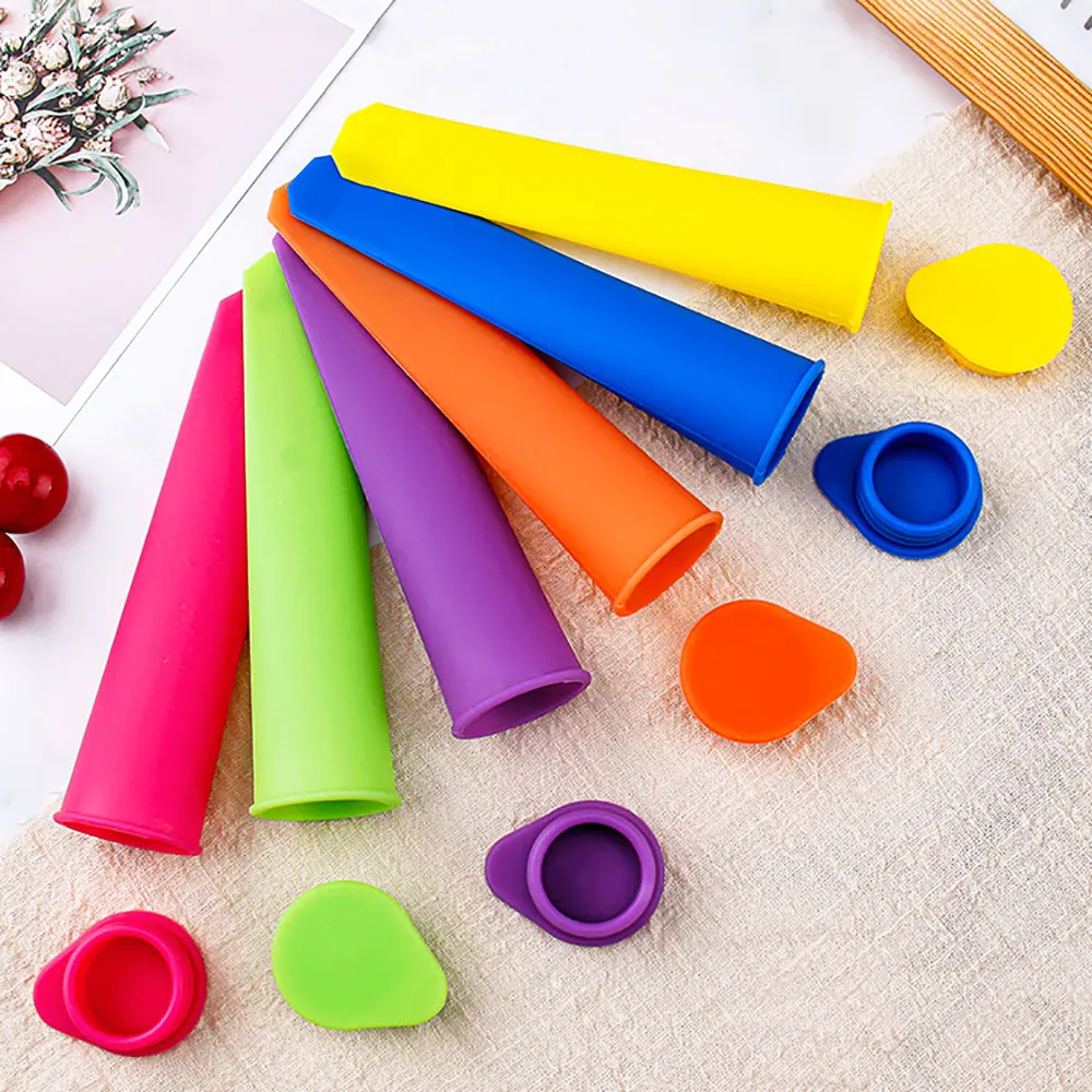 Silicone world Summer Popsicle Maker Lolly Mould DIY Food-Grade Silicone Ice Cream Mold Ice Lolly Cube Mould Kitchen Gadgets