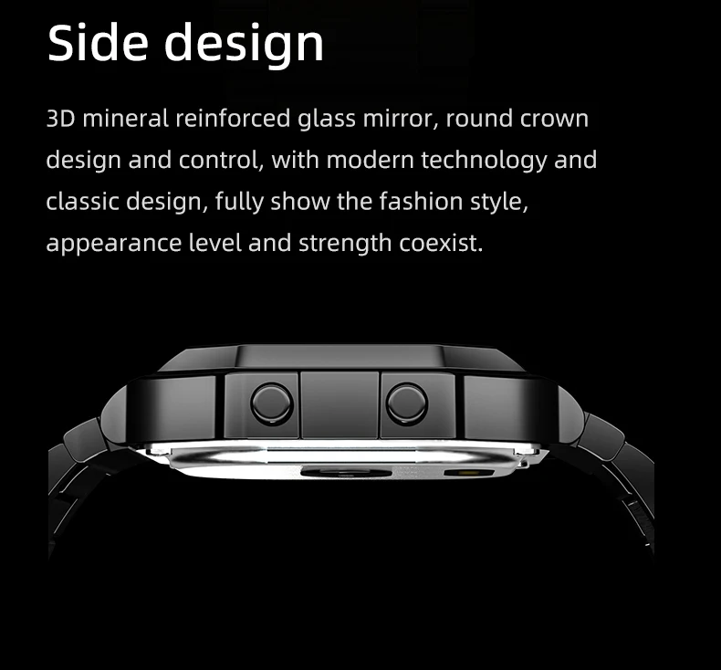 i6 Smart Watch Men Always-on Display Message Notification Fitness Tracker Sleep Monitor Smart Watch for Android IOS Phone