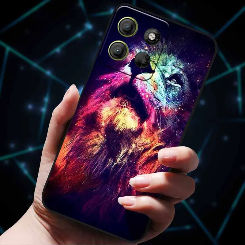 Painted Cats Soft Silicone Lovely Back Case - Cute Cat Design Phone Cover