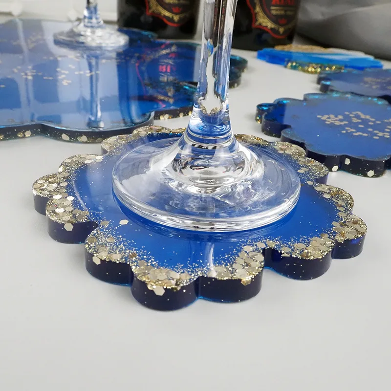 Moule Jesmonite 5 Moules Silicone Vases Fleurs - DIY Résine Époxy Déco Maison Moule Resine