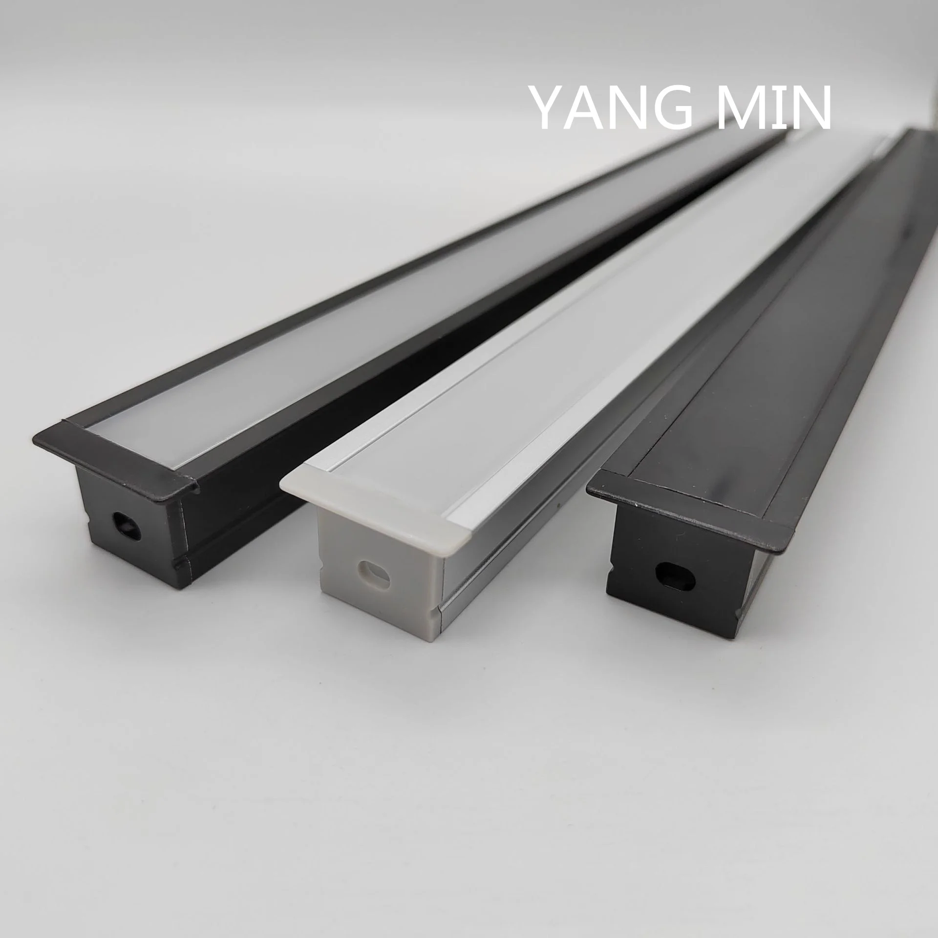 Free Shipping  U Shape 20mm Deep Recessed Aluminium  Profile for LED Strip kitchen cabinet Lighting 2m/pcs free shipping 2m pcs kitchen cabinet aluminum profile suit for strip 2835 5630 5050 2835