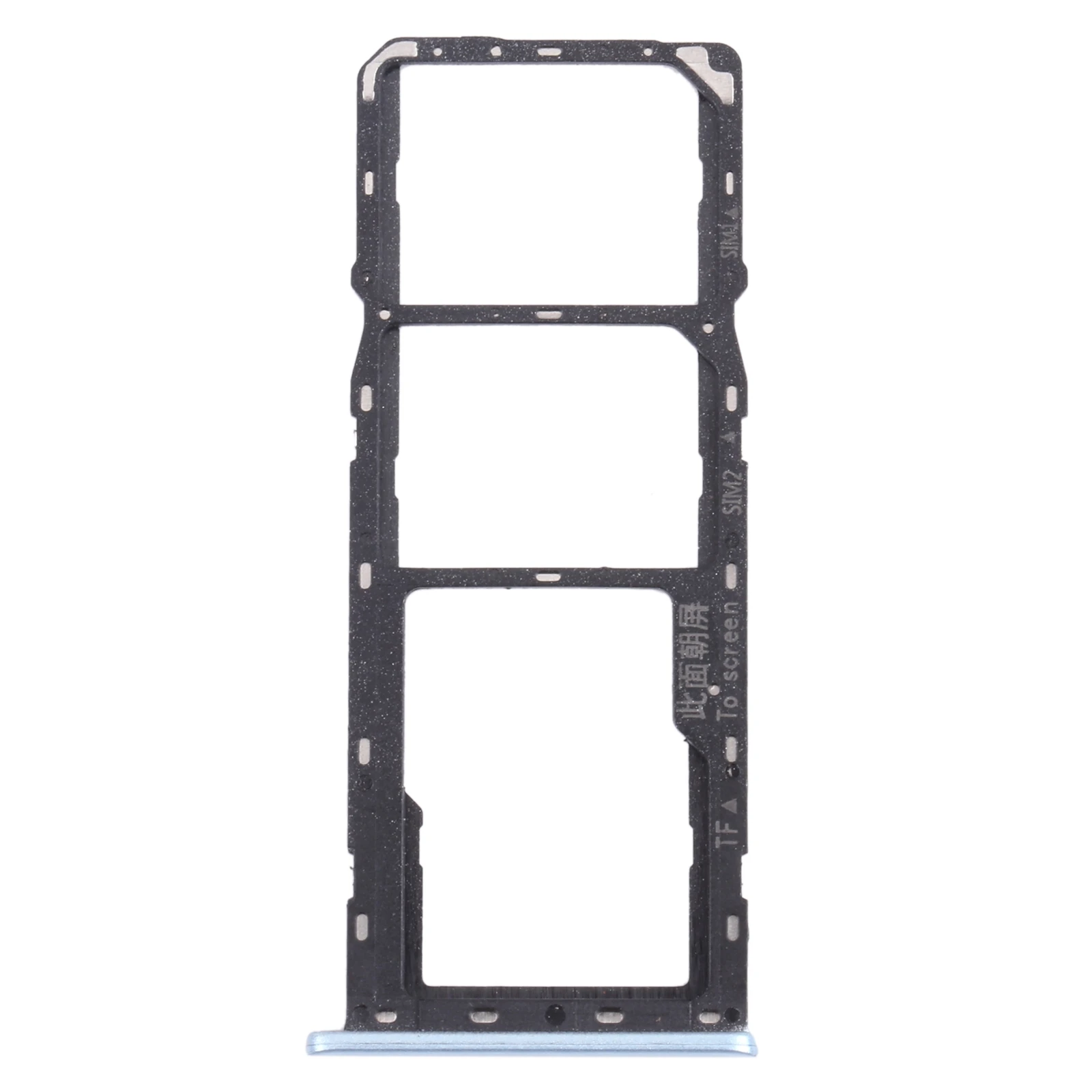 For OPPO A15 CPH2185 SIM Card Tray + SIM Card Tray + Micro SD Card Tray Mobile Phone Replacement Parts