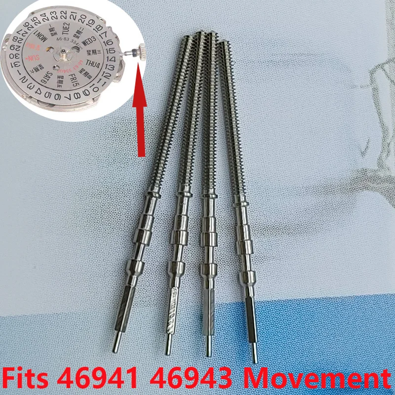 Premium Watch Crown Stem for Movement Repair and Maintenance