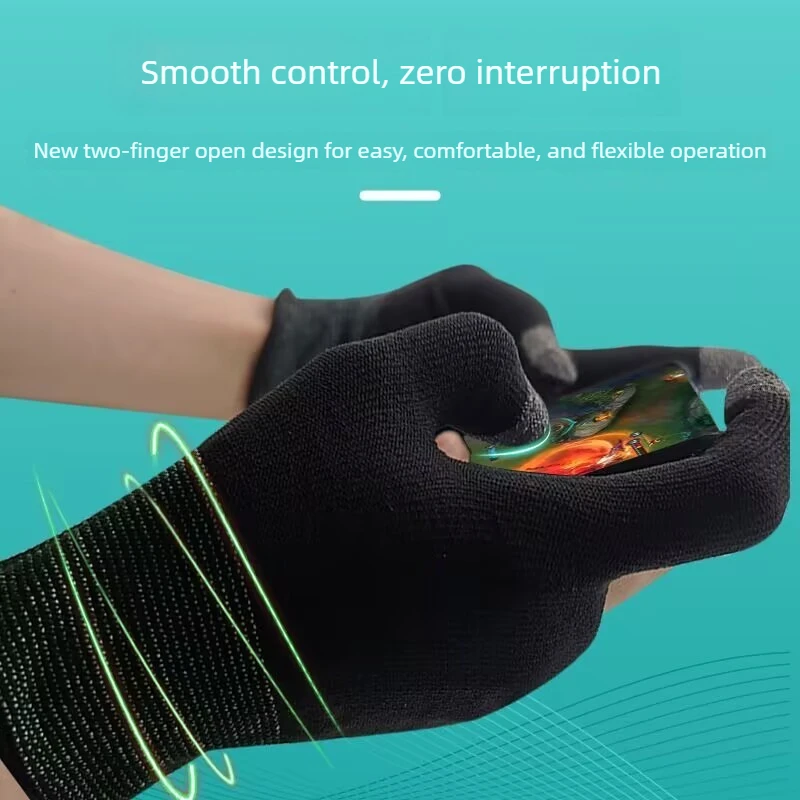 Touch-Sensitive Lightweight Gaming Gloves - Sweat-Proof & Comfortable for Mobile Gameplay