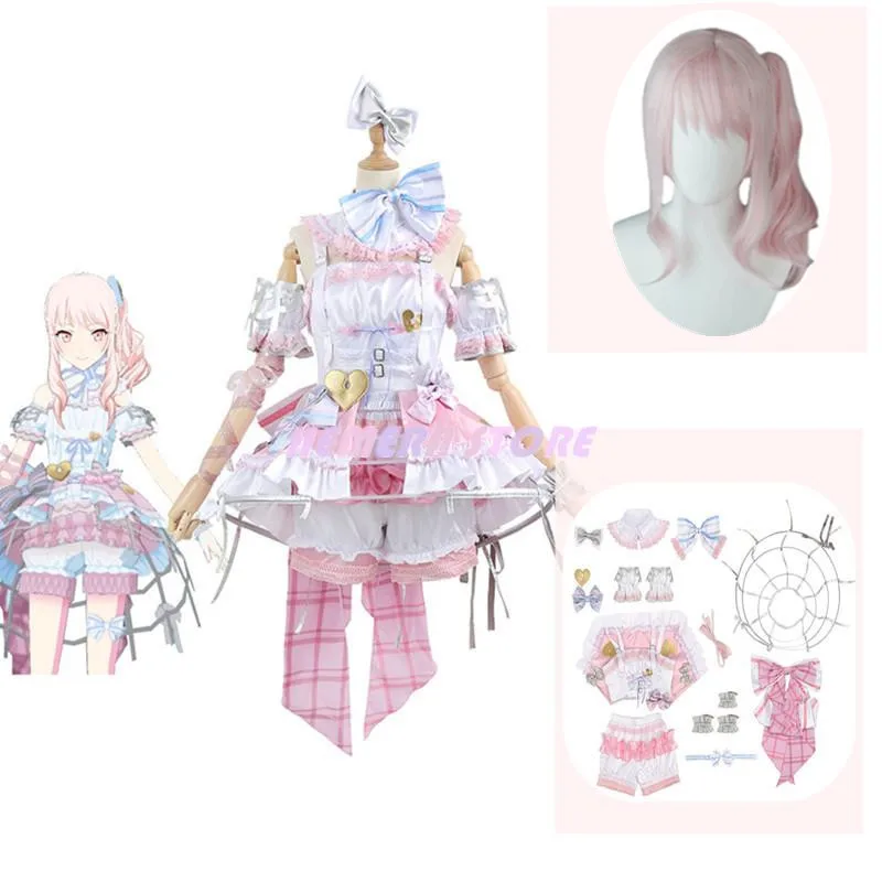 

Anime Project Sekai Colorful Stage Akiyama Mizuki Cosplay Costume Game Lolita Dresses Christmas Halloween Carnival Dropshipping
