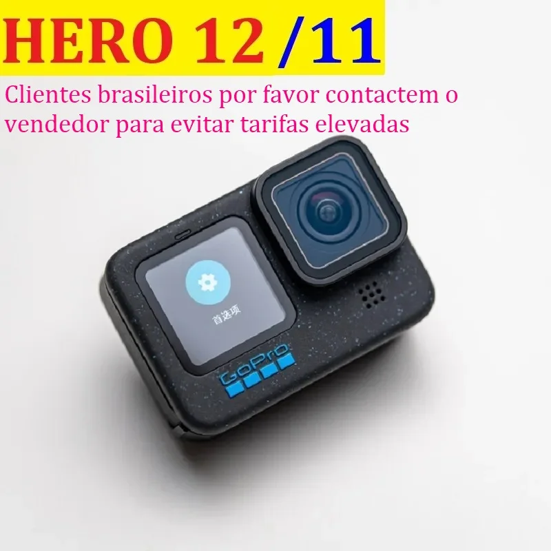 Gopro Hero 12 11 Black Action Camera Go Pro Hero12 Hero11 5.3 K60 + Fotocamera Impermeabile