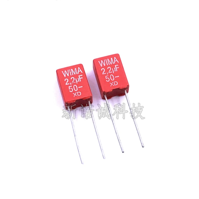 2pcs Germany Wima 225 50v 2.2uf 50v Mks2 Pitch 5mm Audio Diy Film