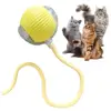 Automatic Rolling Ball with Tail Lamp USB Rechargeable Smart Interactive Cat Ball Toy for Cats Pet Dog accessories 고양이 장난감 5