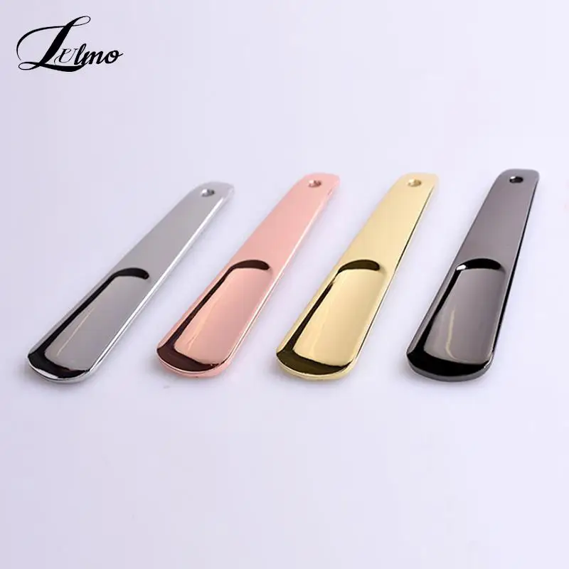 

Zinc Alloy Shoehorn Pure Color Metal Material Portable Arc Fit Home Simple Design High Quality Smooth Shoehorns