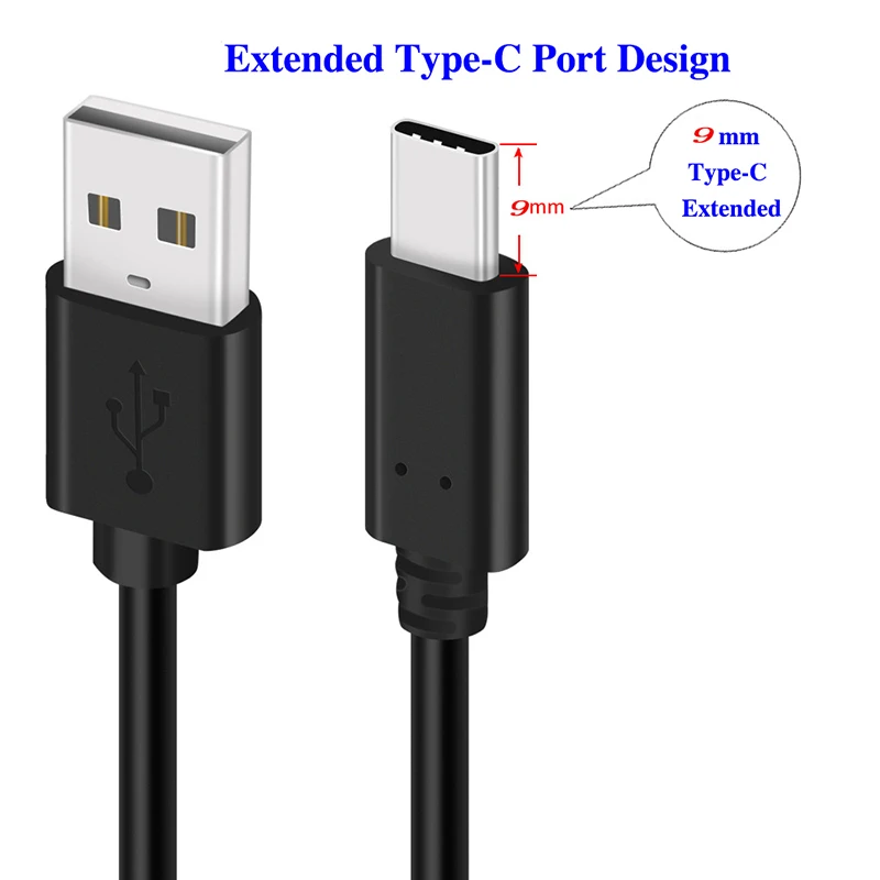 2x CELLONIC Cavo USB 1m compatibile con GoPro Hero 5, 6, 7, 8, 9, 10, 11, Max, Max 360, Fusion Filo carica 3A Cavetto dati USB A 3.1 Gen 1 PVC nero, per fotocamera