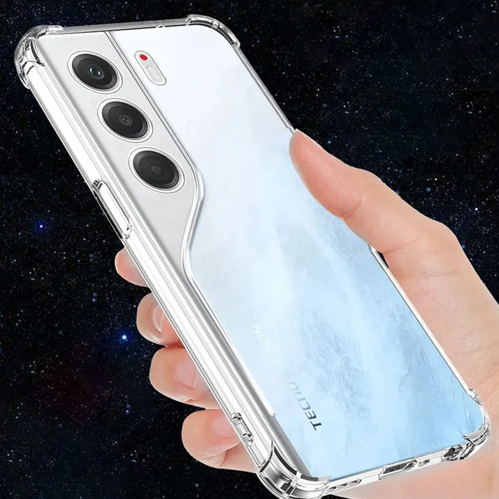 Transparent Shockproof Soft Phone Cover | Silicone Protective Case