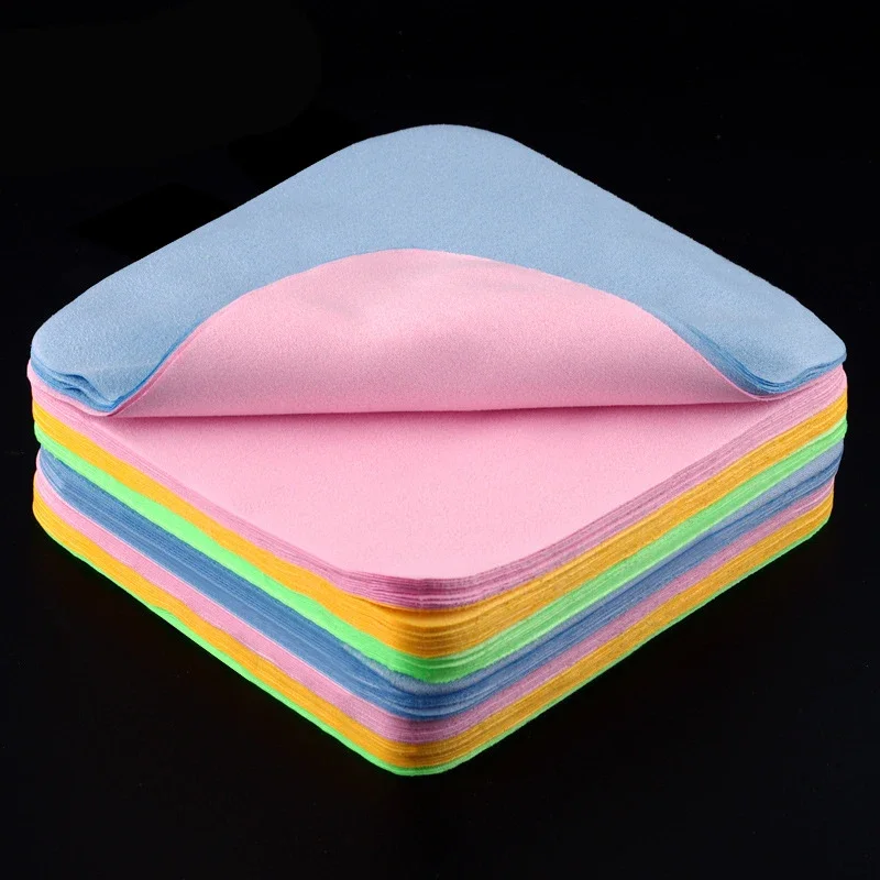 Glasses Cleaning Cloths 10 Pcs Microfiber Glasses Lens Cloths Eyeglasses Phone Computer Eyewear Cleaner Wipes