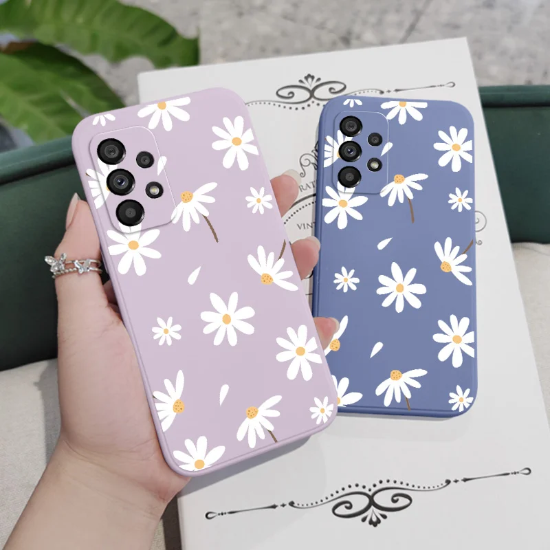 Charming Daisy Silicone Phone Case Cover