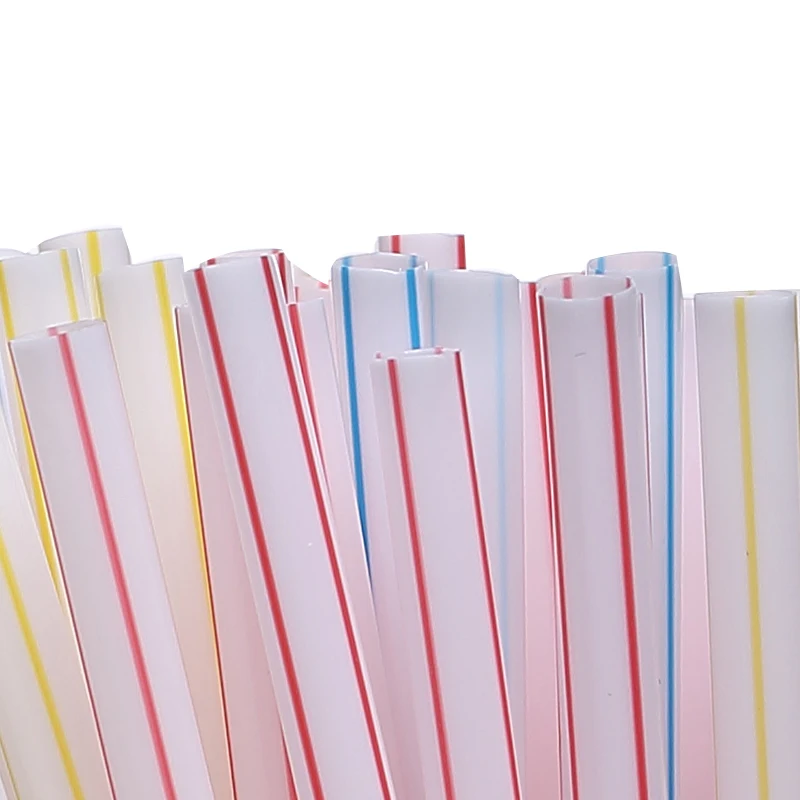 Large Colorful plastique Drinking Straw Milk Tea Bar Party Wedding Kitchen Home Accessories 50-3000PCS drinking straws