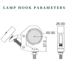 10Pcs/Lots Aluminum Stage Lights Hook LED Par Beam Light Hooks Club Hanging Clamp Professional Disco DJ Equipment Stage Lights 4