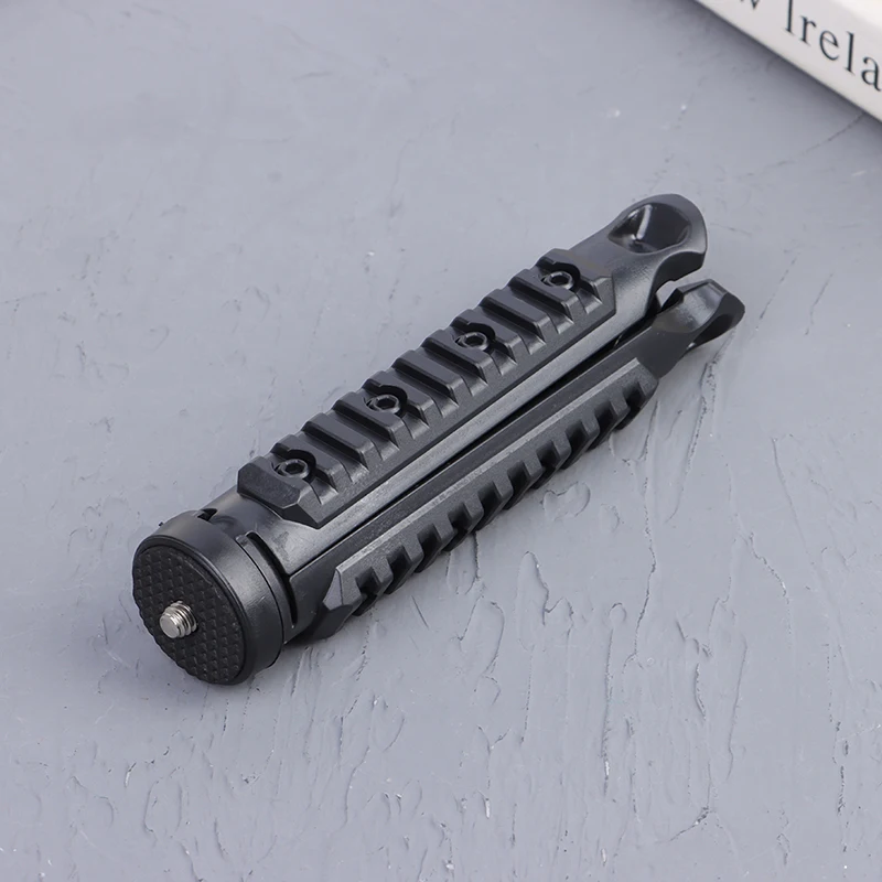 1Pc Camping Light Tripod For Mini LED Light Pocket Keychain Flashlight Stand Emergency Outdoor Supplies