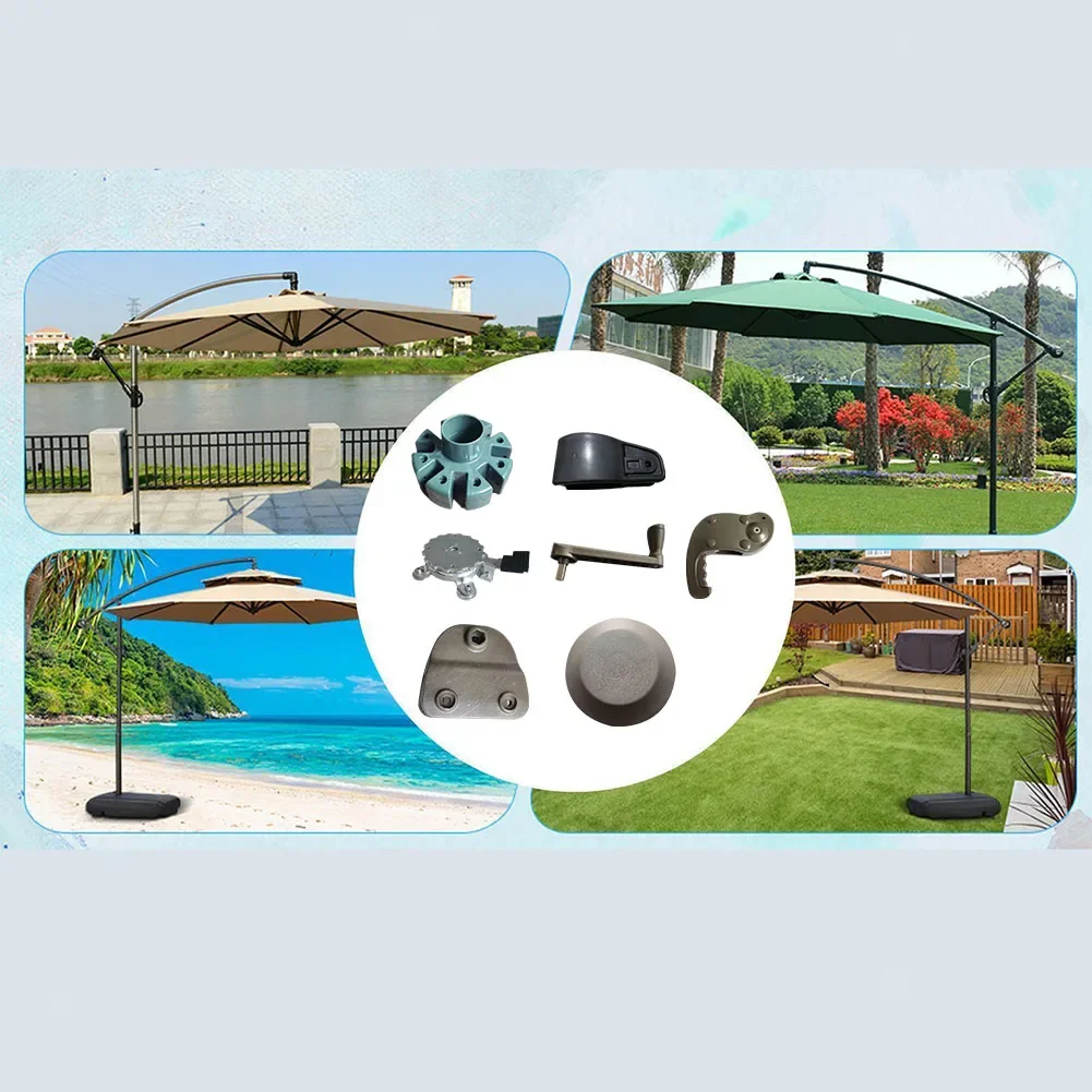 Accessories Umbrella Replacement Umbrella Armrest Balcony Company Leisure Area Fittings Parts Patio Random Color