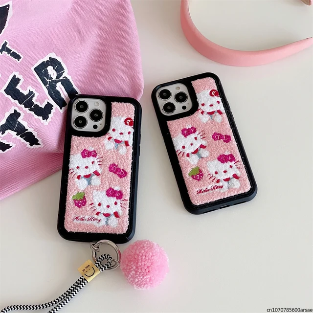 LOUIS VUITTON LV HELLO KITTY PATTERN iPhone 14 Case Cover