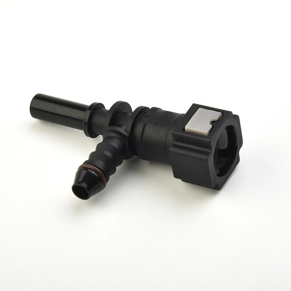 

High Quality New Tightness Convenient Release Connector 7.89mm Black Female Fuel Line Hose ID6 Nylon Tee Fitting