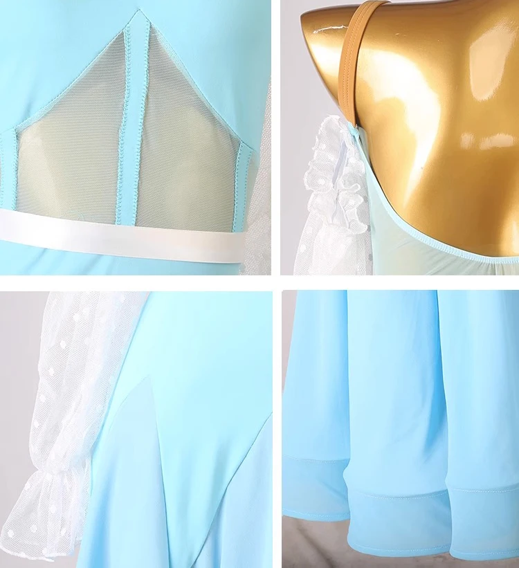 Girl Dance Costume Women's Dance Dresses Waltz Competition Standard Modern Performance