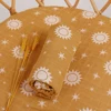 3PCS/Set Bamboo Muslin Swaddle Blanket Baby Blankets Newborn Printed Soft Cotton New Born Infant Receiving Wrap 5
