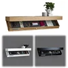 Wood Floating Wall Shelves Magic Flap Hidden Shelf With Secret Compartment Wall-mounted Storage Wood Furniture Storage Box 5