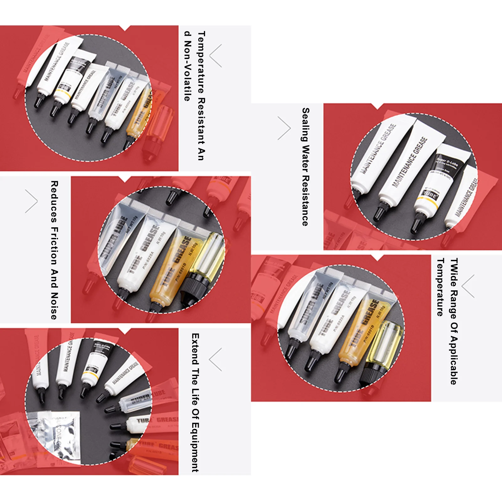 Waterproof Food Grade Silicone Lubricant Grease For O Rings Ring Faucet Plumbers 3g/10g silicone grease lubricant silicone grease grease lubricant
