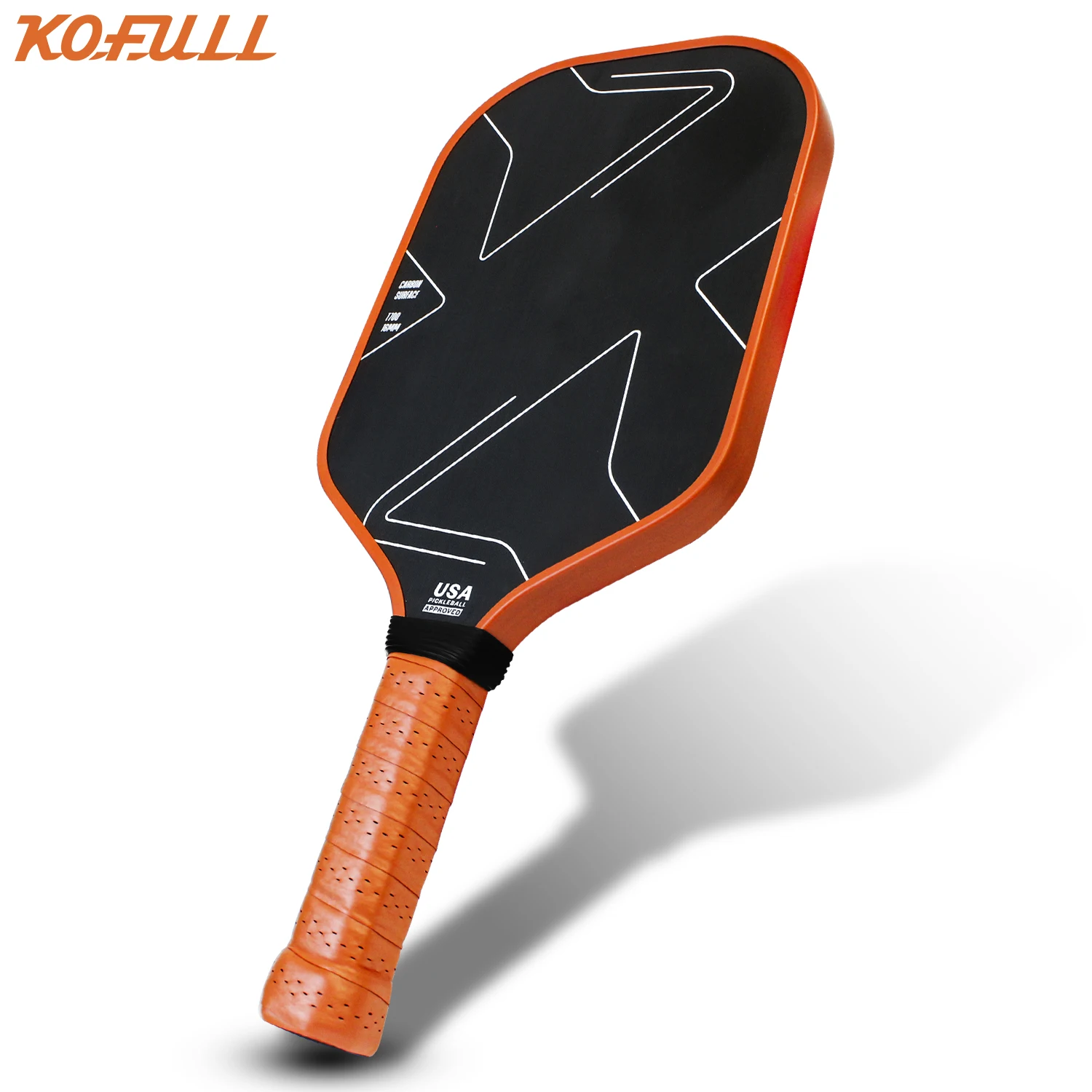 KOFULL Pickleball Paddles T700 Carbon Fiber with PP Honeycomb Core Professional Tournament Hot Press USA Pickleball Approved