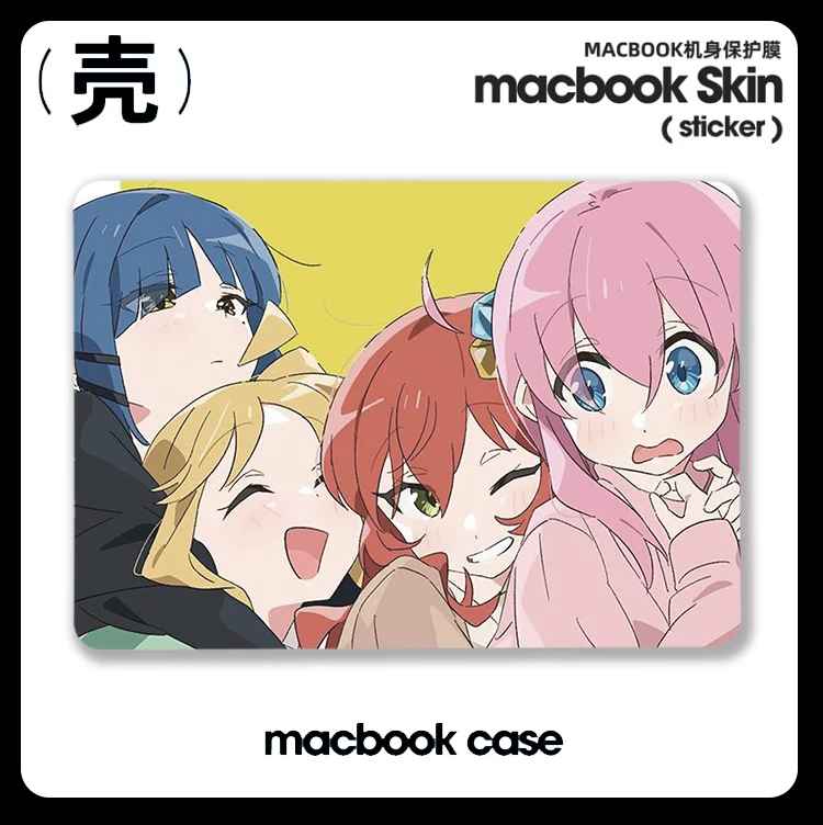 Bocchi The Rock Anime Gotoh Hitori Per Apple Macbook Air 15 M2 M1 Pro 13 14 16 Mac Hard Shell Retina A2681 A2337 A2338 Laptop