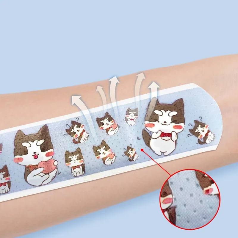 120Pcs Breathable Wound Heal Patch First Aid Cartoon Unicorn Waterproof Band Aid for Children Self- Adhesive Plaster Bandage 3