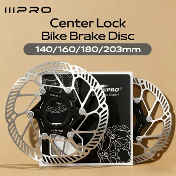IIIPRO Rotore a disco per bici con blocco centrale Rotori per freni a disco idraulici per bicicletta Rotore del freno durevole con taglio laser CNC in acciaio inossidabile