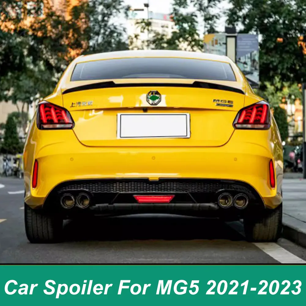 For-MG5-2021-2023-Rear-Trunk-Iid-Spoiler-Fixed-Wing-Exterior-Decoration ...