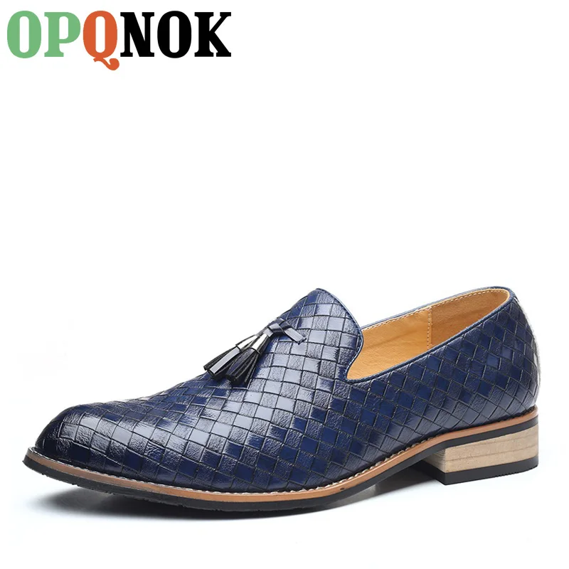 OPQNOK High Quality Men Dress Shoes Gentlemen British style Paty