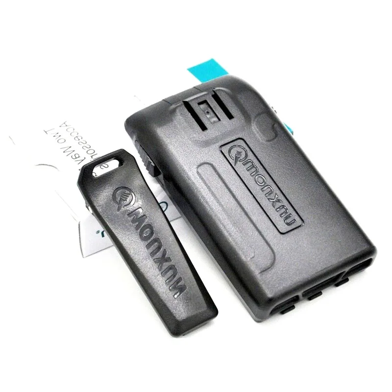 WOUXUN AA Battery Case Cover with Belt Clip for Handheld Radio KGUV6D