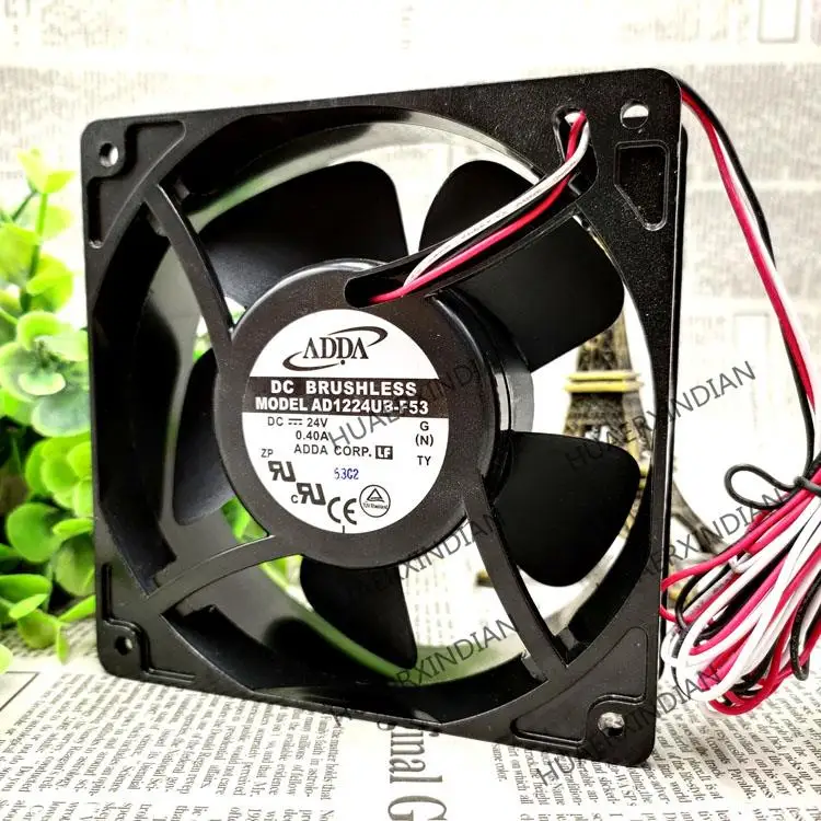 

New AD1224UB-F53 12038 24V 0.40A 12CM 3 Cooling Fan Assembly Kit