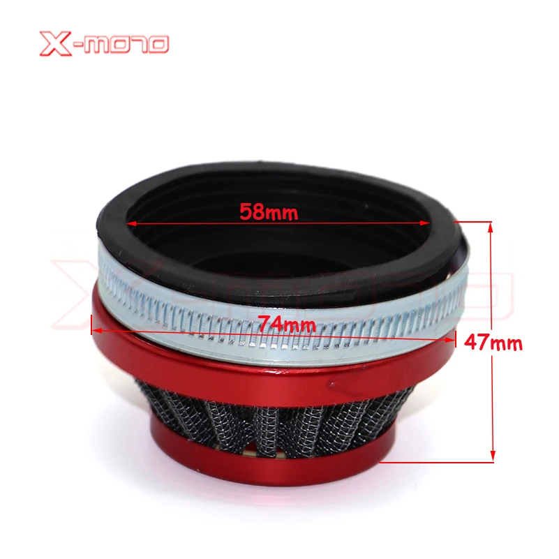 ATV 49cc Performance 19mm Carburetor 58mm Air Filter cable Assembly for 2-stroke 49cc 50cc 60cc 66cc 80cc Mini Pocket Bike Group