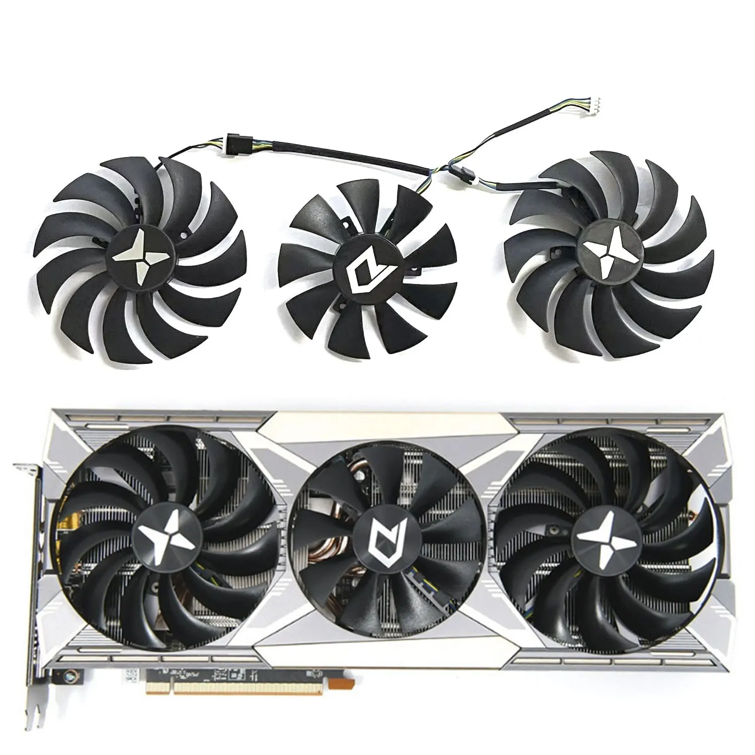

New 100MM 85MM 4PIN GAA8S2U GA91S2H GPU Fan for Dataland Radeon RX 5600XT 5700 5700XT Graphics Card Cooling Fan