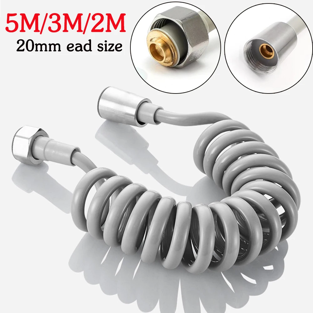 

2/3/4m Telephone line Shower Hose Soft Bathroom Spring Flexible for Water Plumbing Toilet Bidet Sprayer Bathroom Accessories