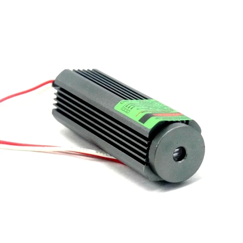 Waterproof DC5V 532nm 50mW Green Lights Laser Diode Module Line Beam W/ Glass Lens 25x75mm 3