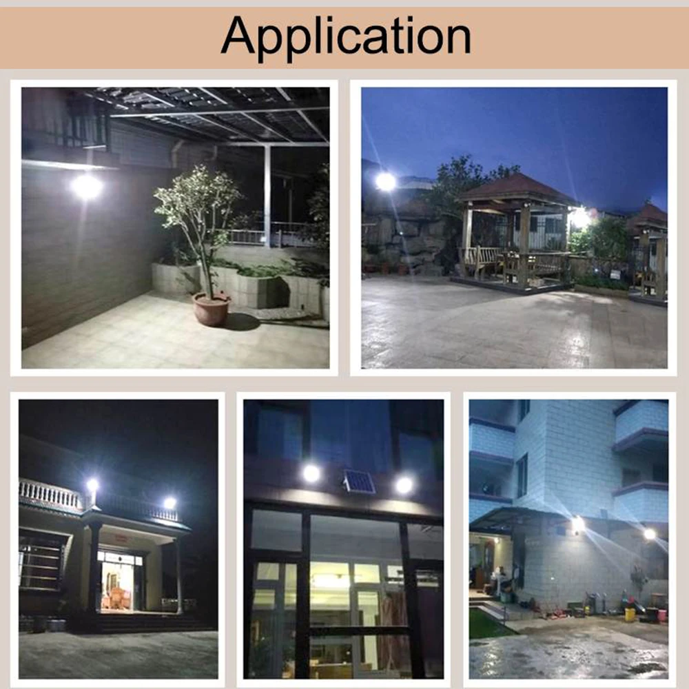Solar floodlight 100W 200W ultra durable and bright indoor and outdoor courtyard lighting IP67 waterproof solar floodlight. 6